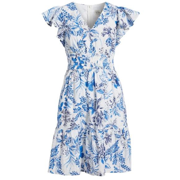 Eliza J Dresses & Skirts - $178 Eliza J Floral Print Tiered Dress 16W / Plus 1X NWT